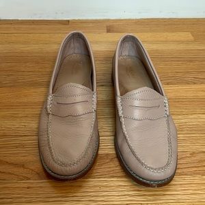 GH Bass & Co. light pink loafers